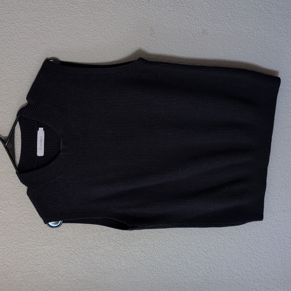 Anrabess Navy blue sweater vest